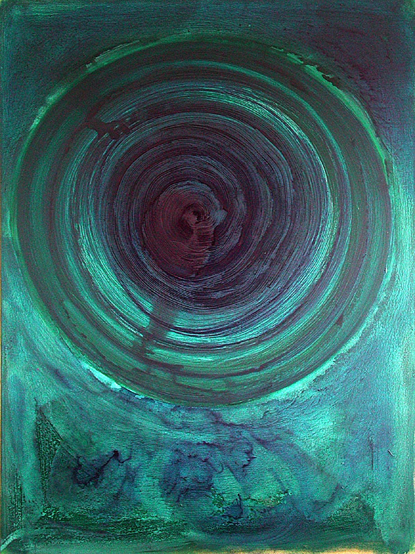 Nikola Dimitrov, 2000, Merkur, Acryl, Öl und Tusche auf Leinwand, 160 x 120 cm