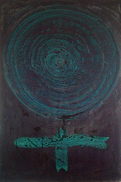 Nikola Dimitrov, Venus, Acryl, Öl und Tusche auf Leinwand, 149 x 99 cm