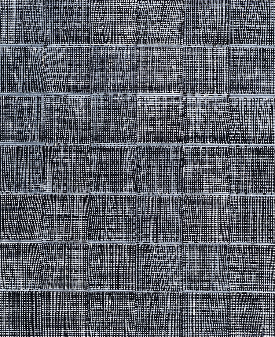 Nikola Dimitrov, Aria-Improvisation III, 110 x 900 cm, Pigment, Bindemittel, Lösungsmittel auf Leinwand, 2013