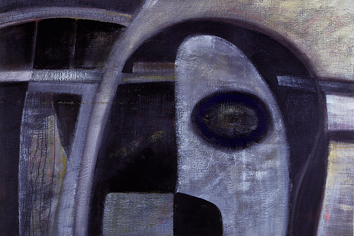 Nikola Dimitrov, Faustsinfonie - Mephisto, Acryl auf Leinwand, 120 x 180 cm