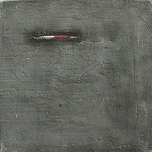 Nikola Dimitrov, 1995, o.T, Acryl, Öl und Tusche auf Leinwand, 40 x 40 cm