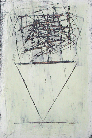 Nikola Dimitrov, 1997, Acryl auf Holz, 30 x 20 cm