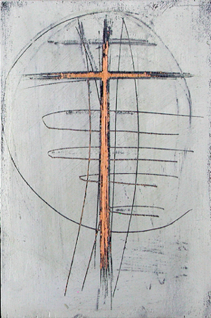 Nikola Dimitrov, 1997, Acryl auf Holz, 30 x 20 cm