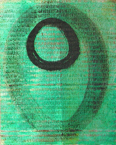 Nikola Dimitrov, 1998, o.T., Acryl und Tusche auf Pappe auf Leinwand, 25 x 20 cm