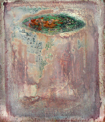 Nikola Dimitrov, 1998, o.T., Acryl auf Holz, 29 x 25 cm