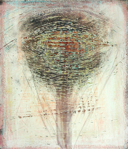 Nikola Dimitrov, 1998,o.T., Acryl auf Holz, 29 x 25 cm