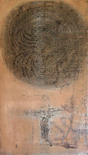 Nikola Dimitrov, Venus, Acryl, Öl auf Leinwand, 100 x 57 cm