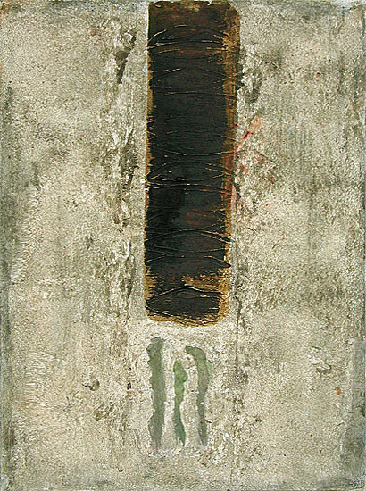 Nikola Dimitrov, Hommage, Collage, Acryl, Öl und Tusche auf Leinwand, 80 x 60 cm