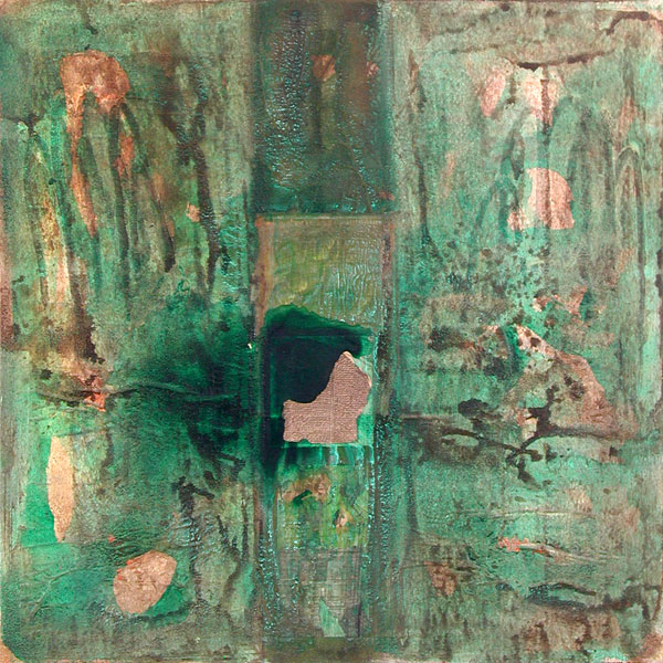 Nikola Dimitrov, Paradies, 2002, Acryl, Öl und Tusche auf Leinwand, 100 x 100 cm