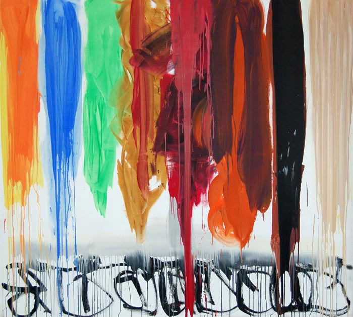 Nikola Dimitrov, 2006, Die Sieben Todsnden, 200 x 220 cm