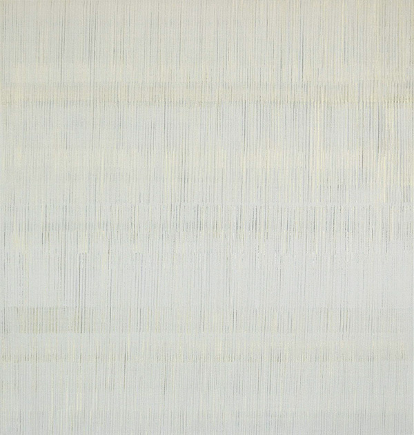 Nikola Dimitrov, Synapsen, 9 Arbeiten, 2008, je 105 x 100 cm, Pigment, Bindemittel, Lösungsmittel auf Leinwand