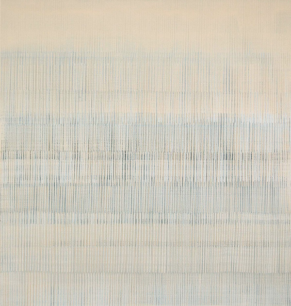 Nikola Dimitrov, Synapsen, 9 Arbeiten, 2008, je 105 x 100 cm, Pigment, Bindemittel, Lösungsmittel auf Leinwand