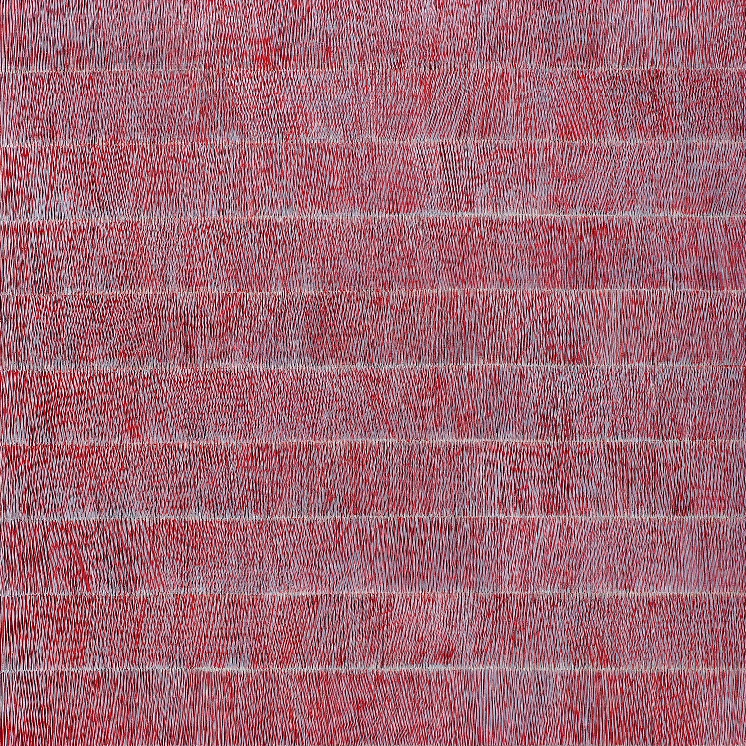 Nikola Dimitrov, Cassandra II/III, 2011, 250 x 250 cm, Pigmente, Bindemittel, Lösungsmittel auf Leinwand