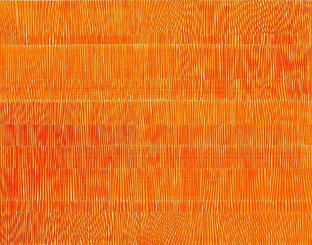 Nikola Dimitrov, Komposition VI, 2012, 110 x 140 cm, Pigmente, Bindemittel, Lsungsmittel auf Leinwand