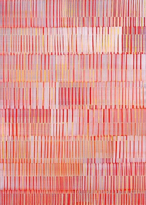 Nikola Dimitrov, 2012, Komposition I, 190 x 140 cm, Pigmente Bindemittel, Lösungsmittel auf Leinwand