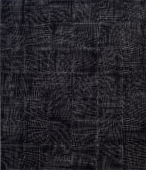 Nikola Dimitrov, artist in residence, Basel, Verklärte Nacht - nach Arnold Schönberg, 2012, 105 x 90 cm, Pigmente, Bindemittel, Lösungsmittel auf Leinwand