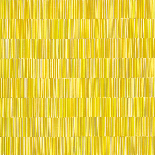 Nikola Dimitrov, Gelber KlangRaum 2013, 160 x 160 cm, Pigmente, Bindemittel, Lsungsmittel auf Leinwand
