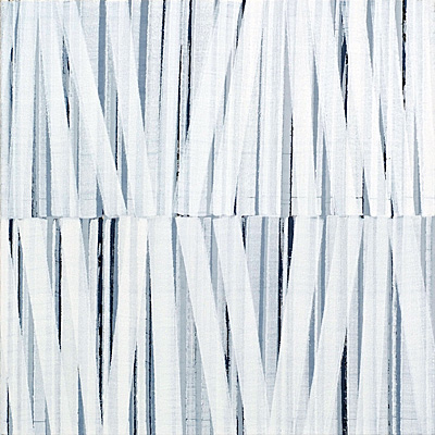 Nikola Dimitrov, Fuge II, 40 x 40 cm, Pigment, Bindemittel, Lösungsmittel auf Leinwand, 2013