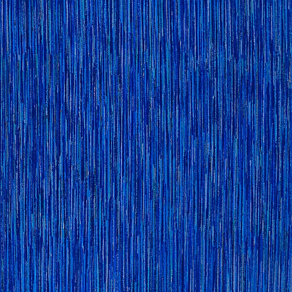 Nikola Dimitrov, FarbRaum Blau, 2014, Pigmente, Bindemittel, Lösungsmittel auf Leinwand, 40 x 40 cm