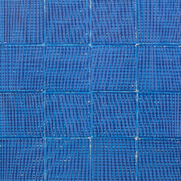 Nikola Dimitrov, FarbRaum Blau, 2014, Pigmente, Bindemittel, Lösungsmittel auf Leinwand, 40 x 40 cm