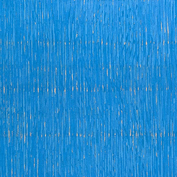 Nikola Dimitrov, FarbRaum Blau, 2014, Pigmente, Bindemittel, Lösungsmittel auf Leinwand, 40 x 40 cm