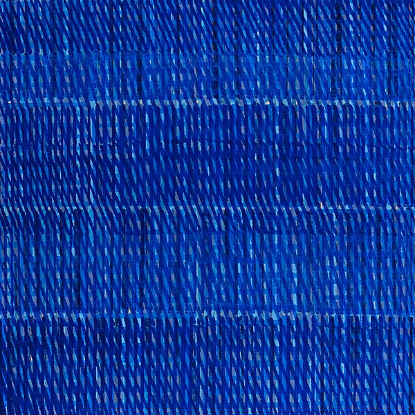 Nikola Dimitrov, FarbRaum Blau, 2014, Pigmente, Bindemittel, Lösungsmittel auf Leinwand, 40 x 40 cm