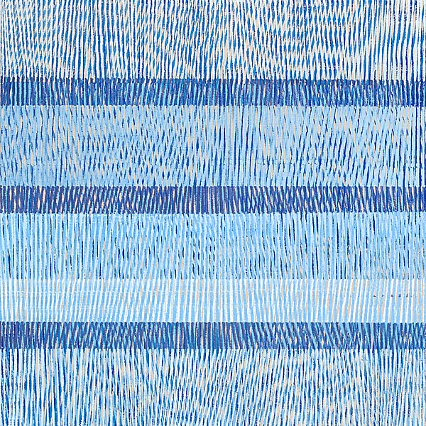 Nikola Dimitrov, FarbRaum Blau, 2014, Pigmente, Bindemittel, Lösungsmittel auf Leinwand, 50 x 50 cm