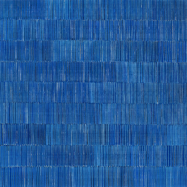 Nikola Dimitrov, FarbRaum Blau, 2014, Pigmente, Bindemittel, Lösungsmittel auf Leinwand, 70 x 70 cm