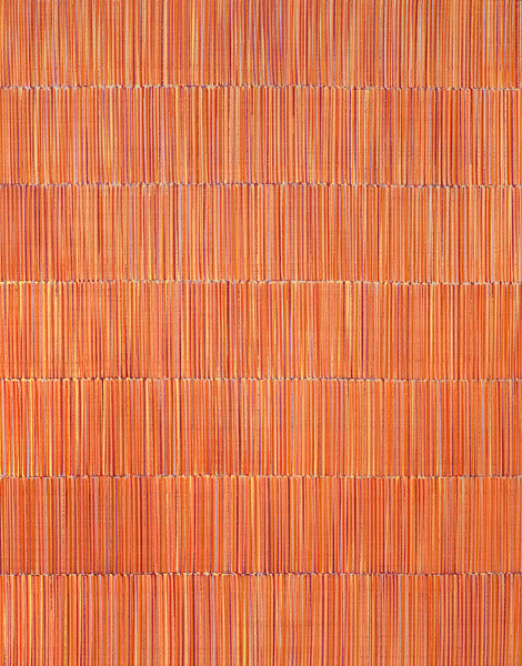 Nikola Dimitrov, Komposition I, 2015, Pigmente, Bindemittel, Lösungsmittel auf Leinwand, 140 x 110 cm