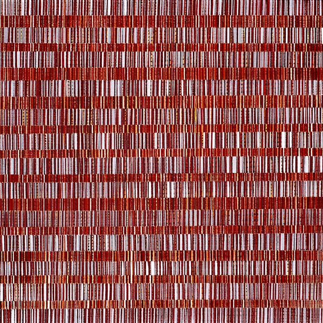 Nikola Dimitrov, KlangStück III, 2016, Pigmente, Bindemittel, Lösungsmittel auf Leinwand, 80 x 80 cm