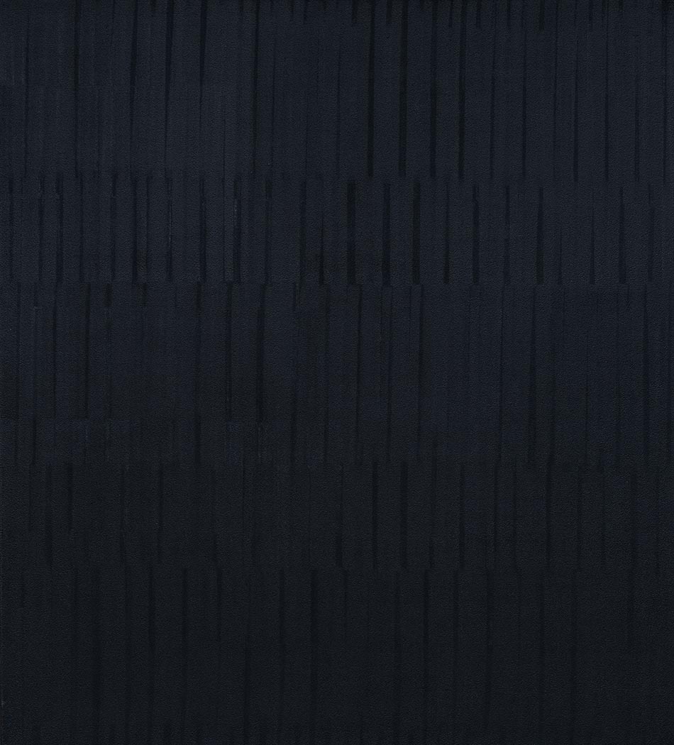 Nikola Dimitrov, Komposition IX, 2016, Pigmente, Bindemittel, Lösungsmittel auf Leinwand, 105 x 95 cm