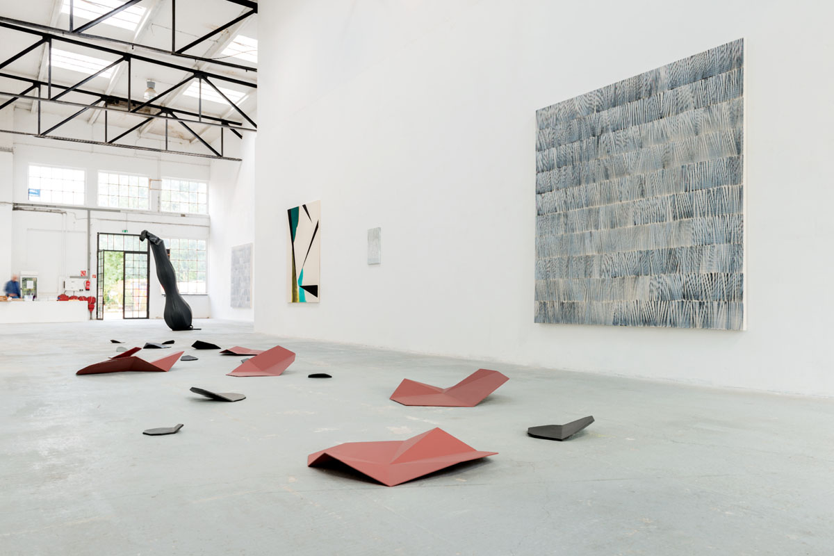 Different Echoes in der Ausstellungshalle Am Hawerkamp 31, Münster / Nikola Dimitrov, Friedhelm Falke, Ekkehard Neumann, Sigrún Ólafsdóttir, Elly Valk-Verheijen, Annette Wesseling