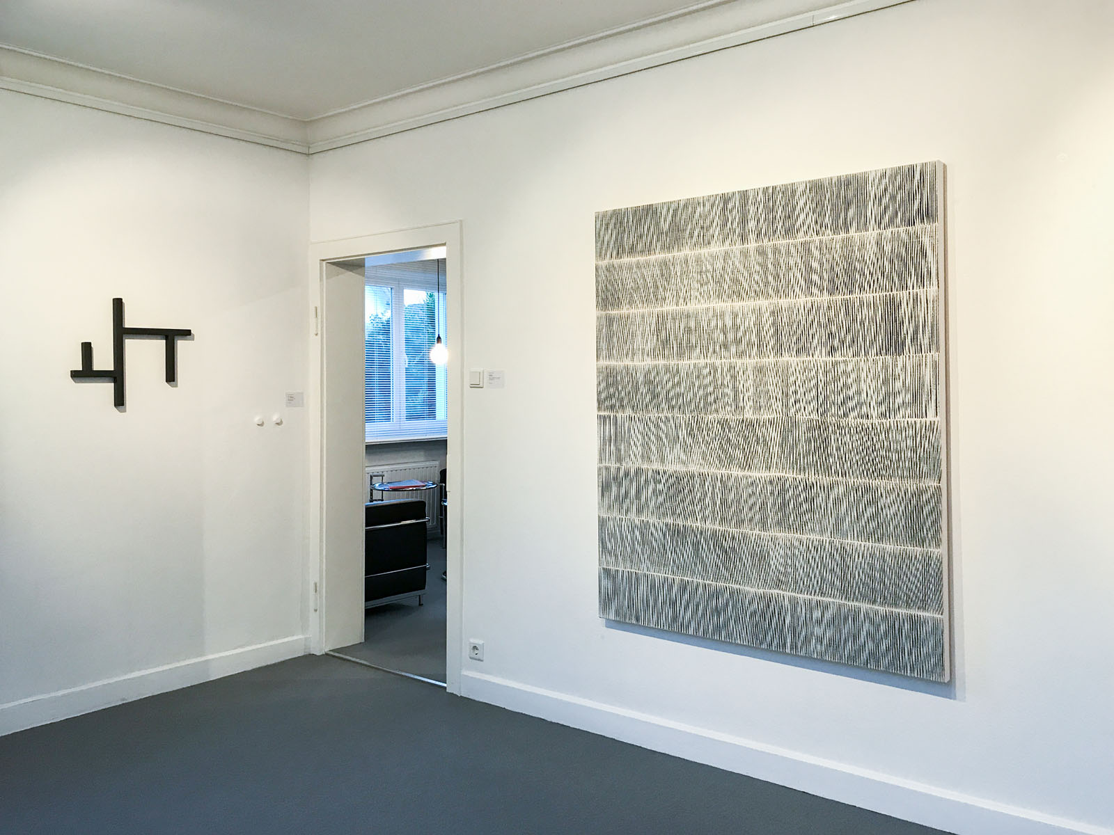 Different Echoes in der Galerie Fetzer mit den Knstlern: Nikola Dimitrov, Friedhelm Falke, Ekkehard Neumann, Sigrn lafsdttir, Elly Valk-Verheijen, Annette Wesseling