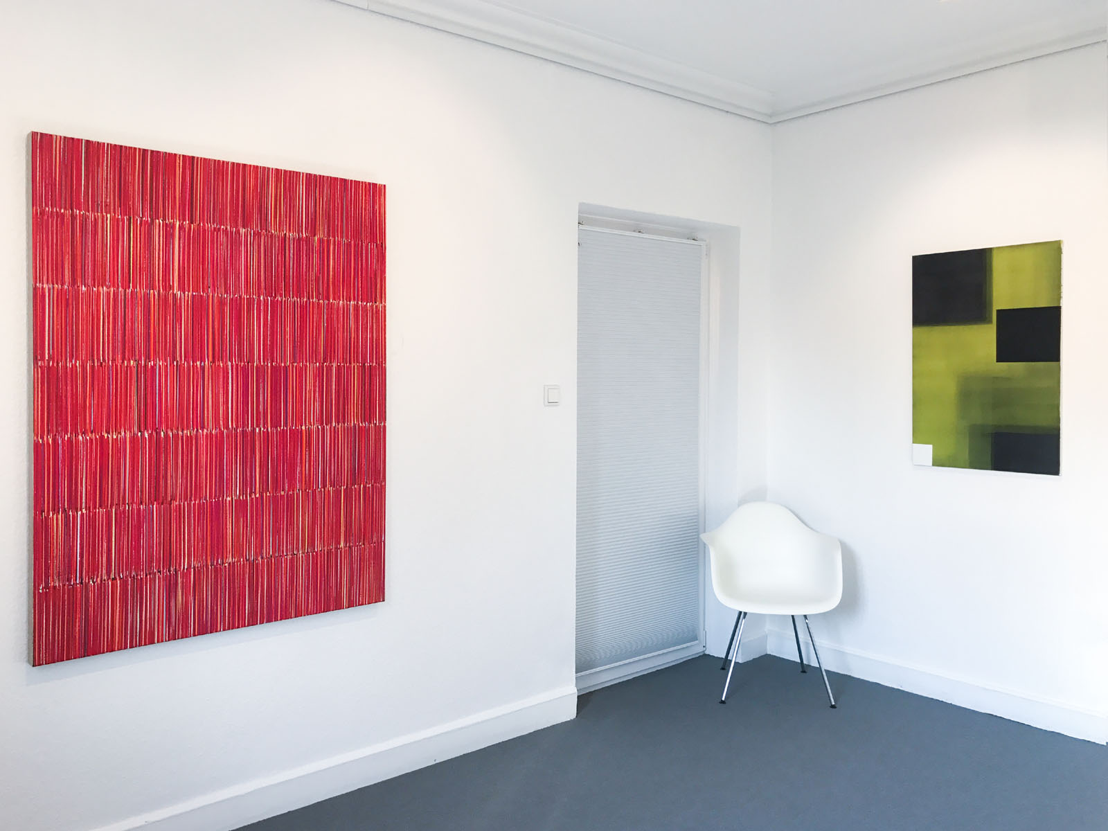Different Echoes in der Galerie Fetzer mit den Knstlern: Nikola Dimitrov, Friedhelm Falke, Ekkehard Neumann, Sigrn lafsdttir, Elly Valk-Verheijen, Annette Wesseling