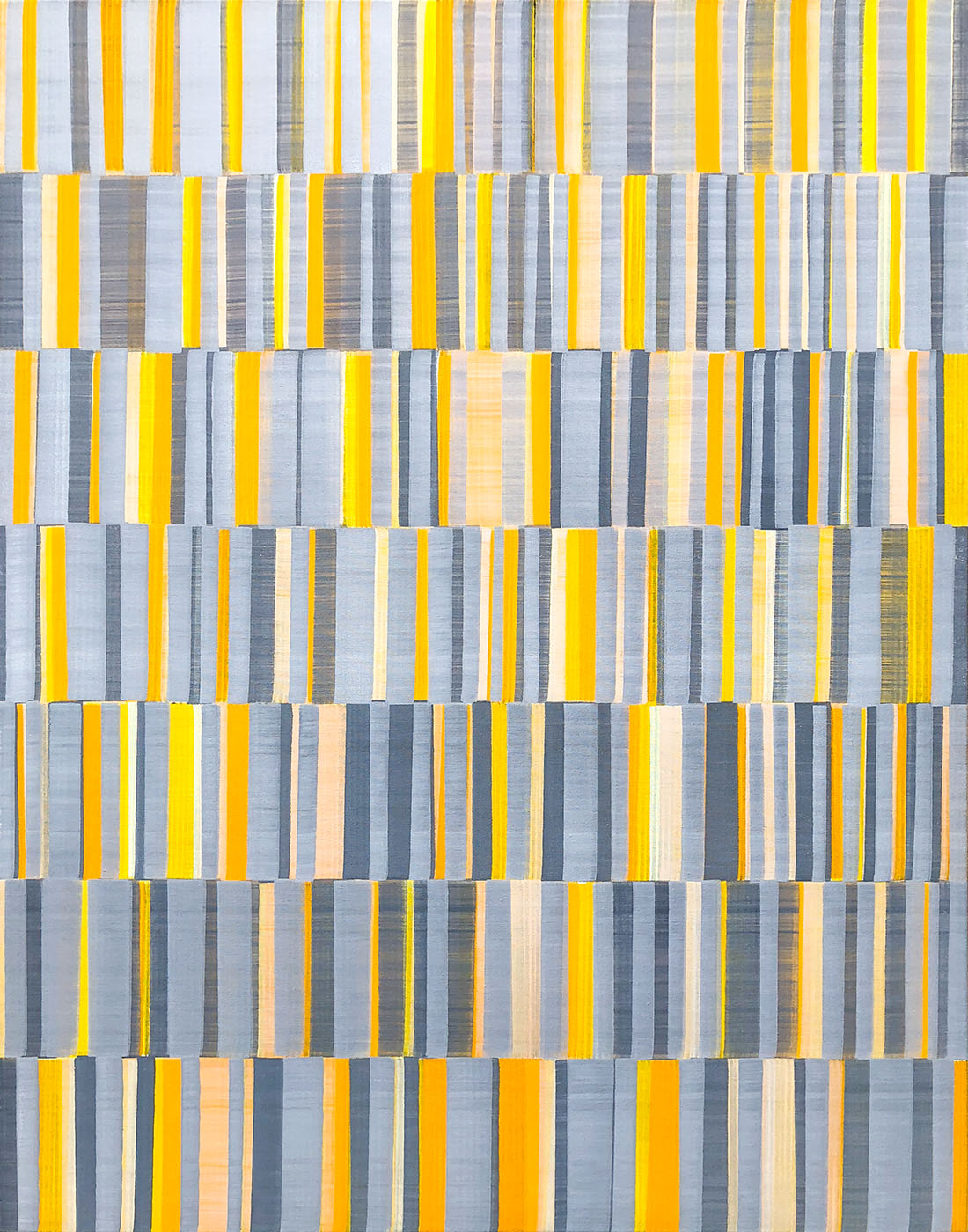 Nikola Dimitrov, Komposition, 2018, Pigmente, Bindemittel auf Leinwand, 140 × 110 cm