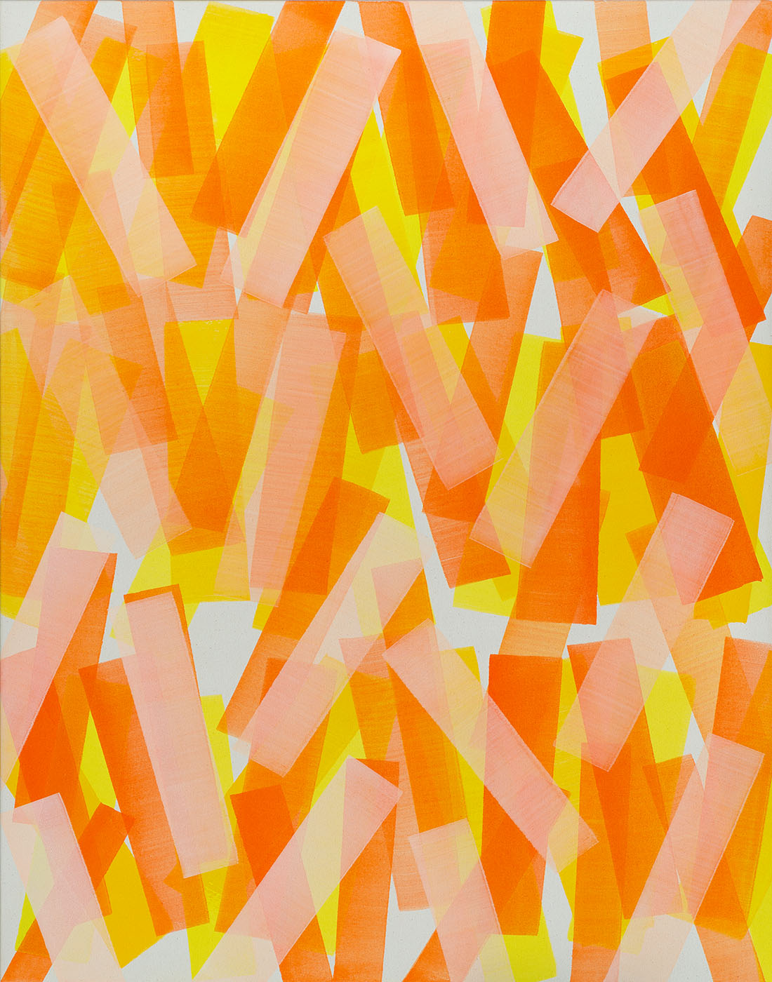 Nikola Dimitrov, KlangRaum, 2018, Pigmente, Bindemittel auf Leinwand, 140 × 110 cm