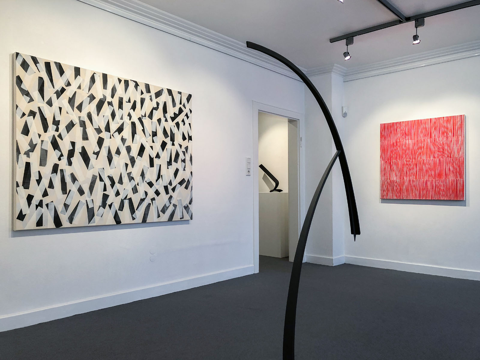 DUO Ausstellung mit Nikola Dimitrov + Sigrn lafsdttir in der Galerie Fetzer