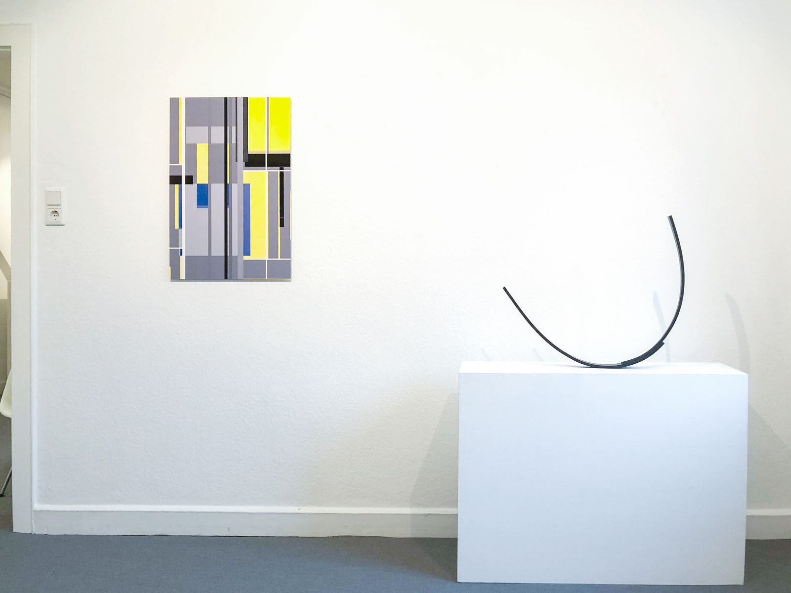 DUO Ausstellung mit Nikola Dimitrov + Sigrn lafsdttir in der Galerie Fetzer