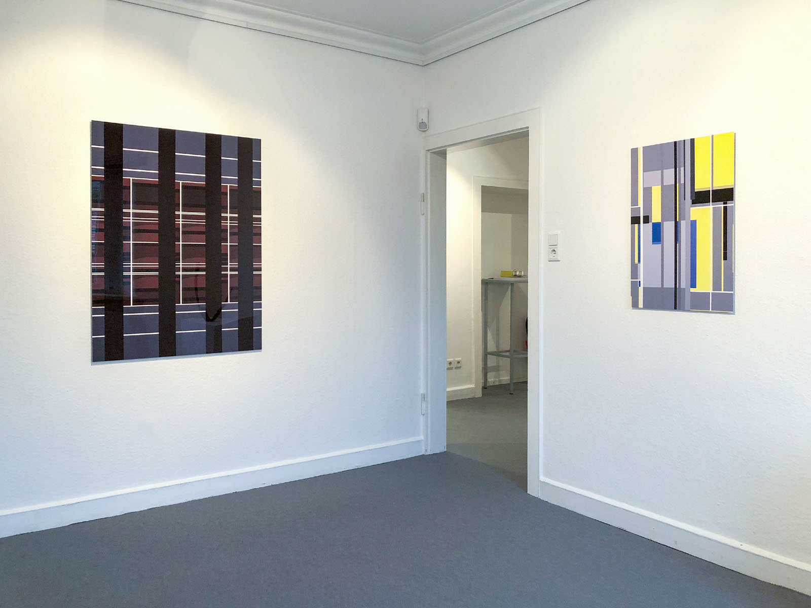 DUO Ausstellung mit Nikola Dimitrov + Sigrn lafsdttir in der Galerie Fetzer