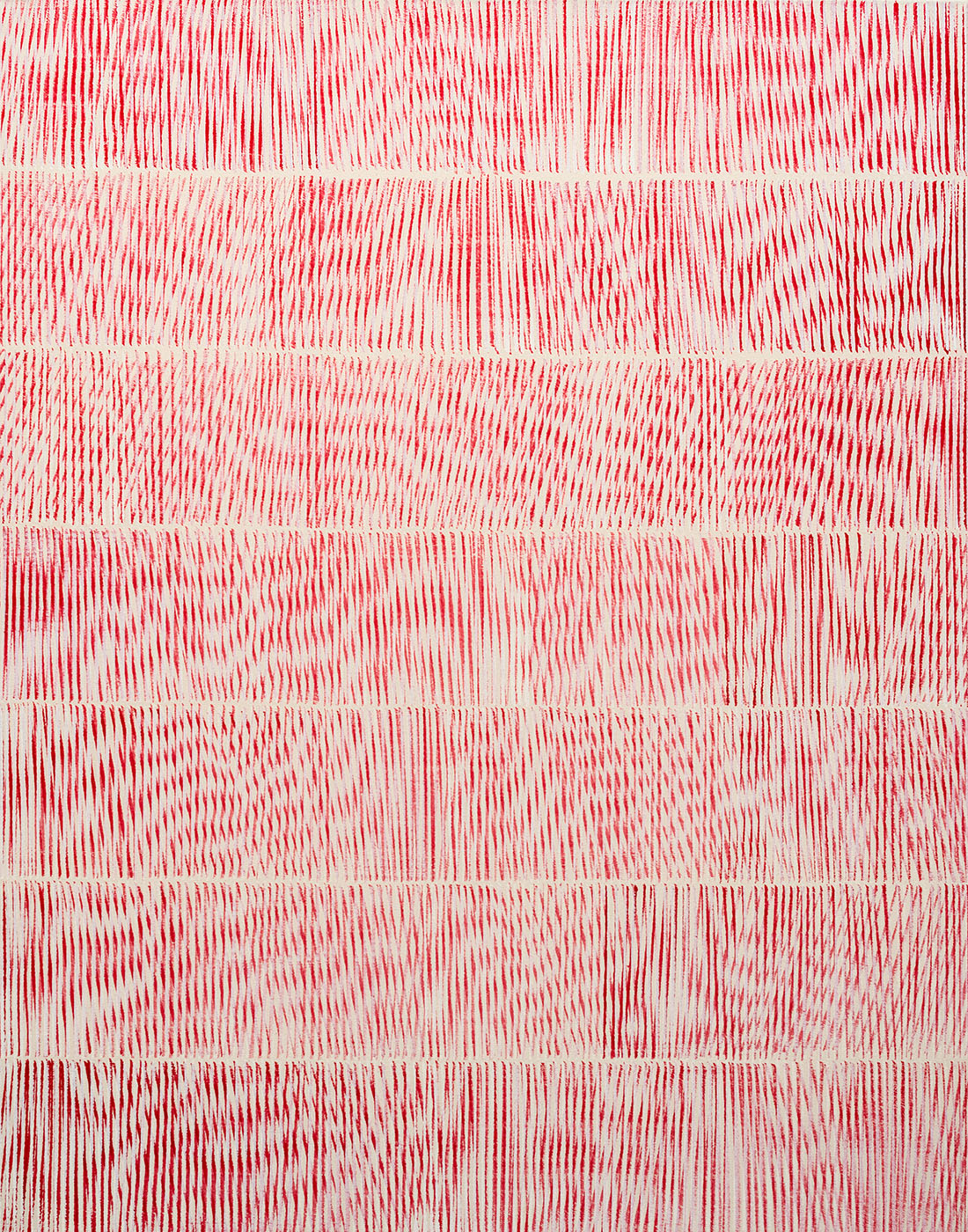 Nikola Dimitrov, Cassandra I, 2019, Pigmente, Bindemittel auf Leinwand, 140 × 110 cm