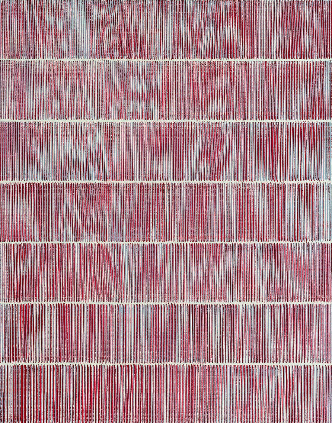 Nikola Dimitrov, Cassandra II, 2019, Pigmente, Bindemittel auf Leinwand, 140 × 110 cm