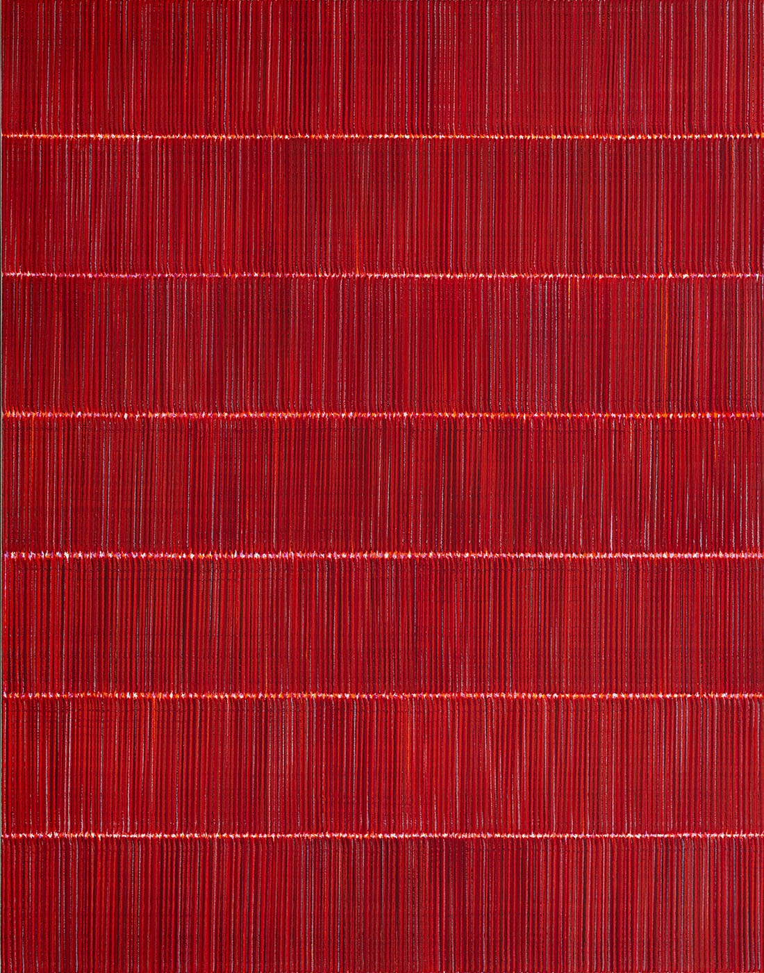 Nikola Dimitrov, FarbKlang VI, 2019, Pigmente, Bindemittel auf Leinwand, 140 × 110 cm