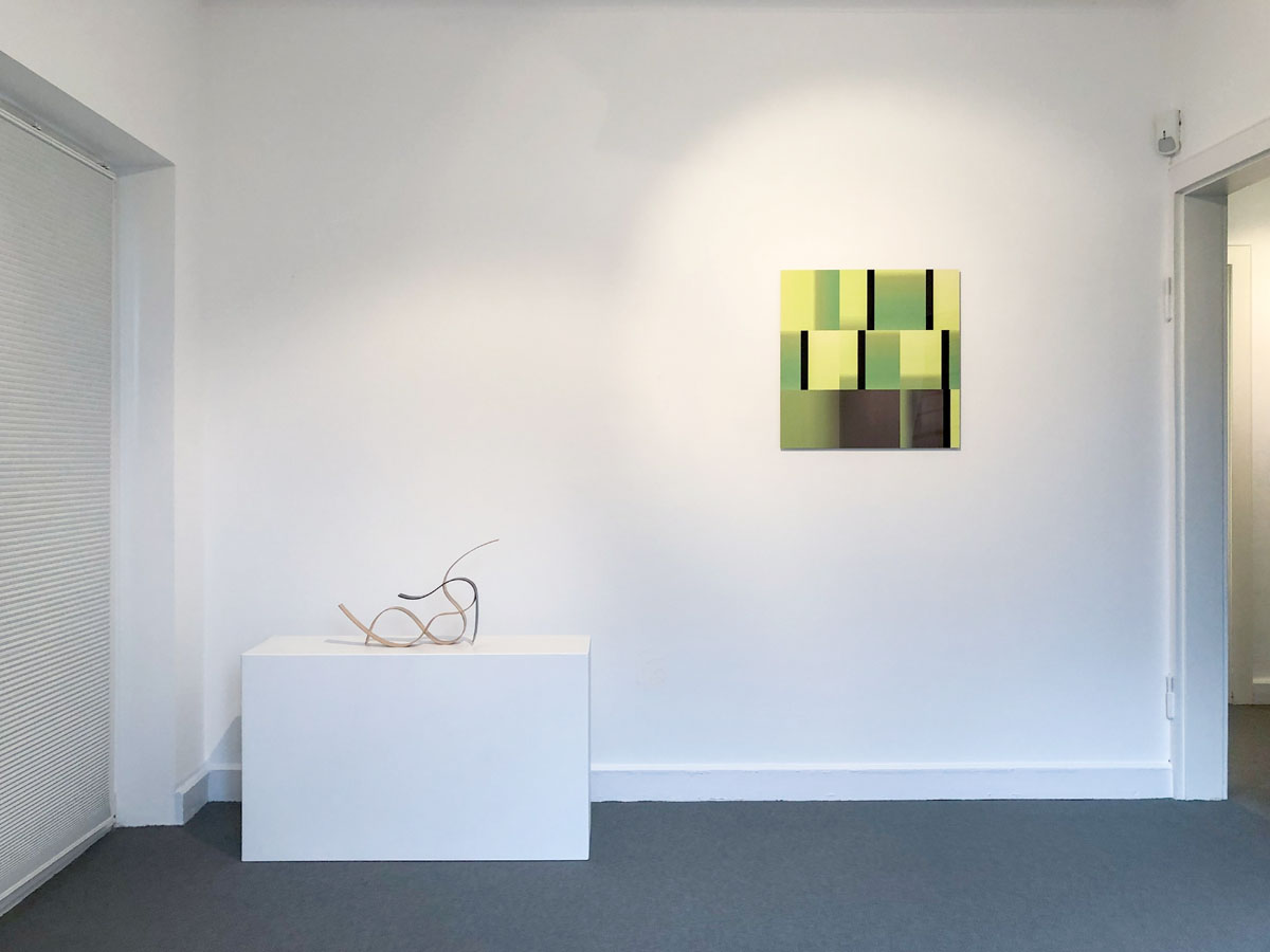 Galerie Fetzer zeigt Arbeiten von: Nicholas Bodde, Thomas Deyle, Nikola Dimitrov, Friedhelm Falke, Gnther Frg, Rasso Hecker, Imi Knoebel, Bim Koehler, Sigrn lafsdttir, Susanne Sthli, Markus F. Strieder, Bernd Zimmer