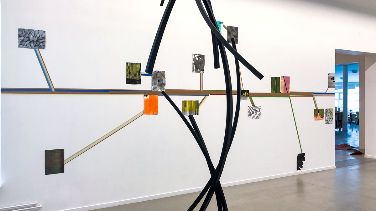 Different Echoes im L ART MUSEUM, Hveragerdi (Island): Nikola Dimitrov, Friedhelm Falke, Ekkehard Neumann, Sigrn lafsdttir, Elly Valk-Verheijen, Annette Wesseling