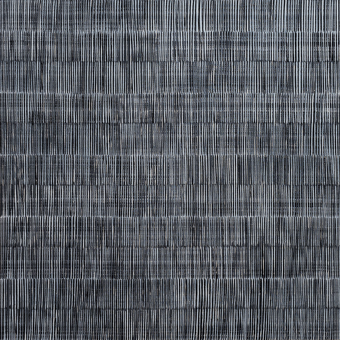 Nikola Dimitrov, NachtKlang VII, 2020, Pigmente, Bindemittel auf Leinwand, 110 x 110 cm