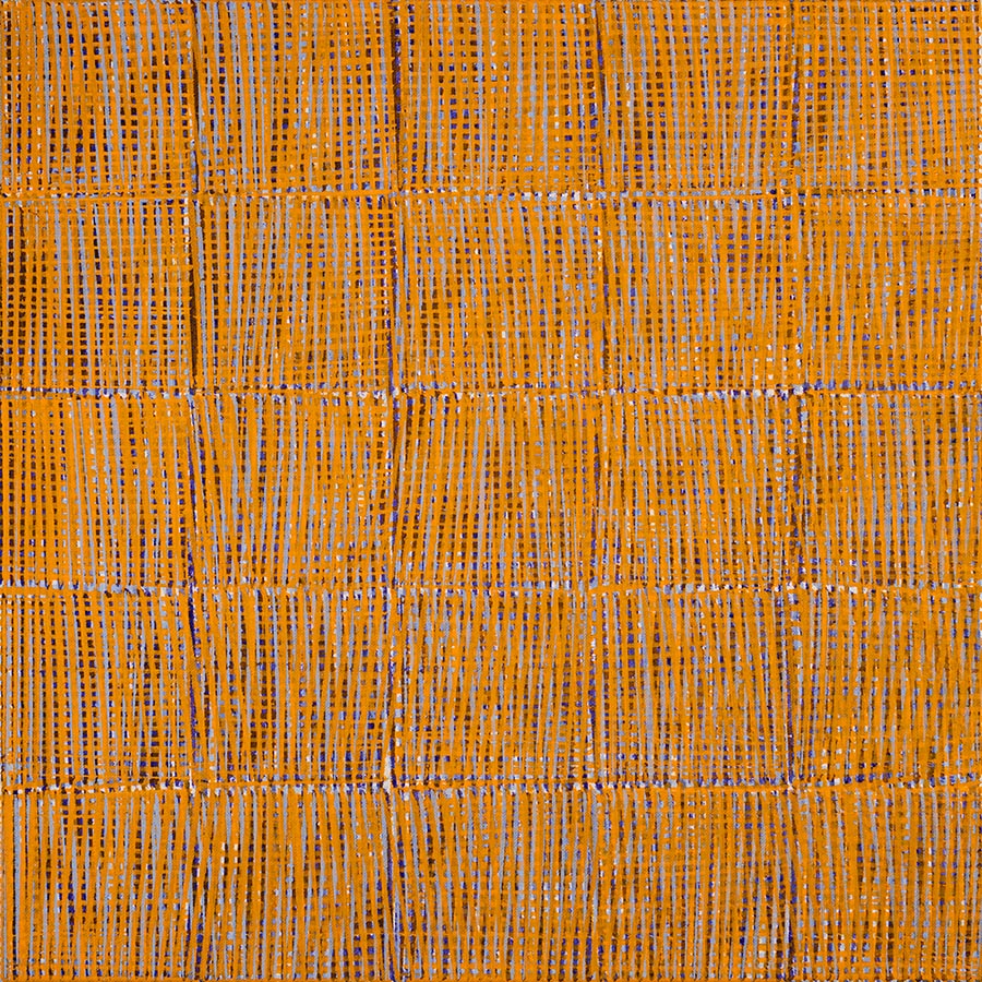 Nikola Dimitrov, KlangBild I, 2021, Pigmente, Bindemittel auf Leinwand, 50 × 50 cm