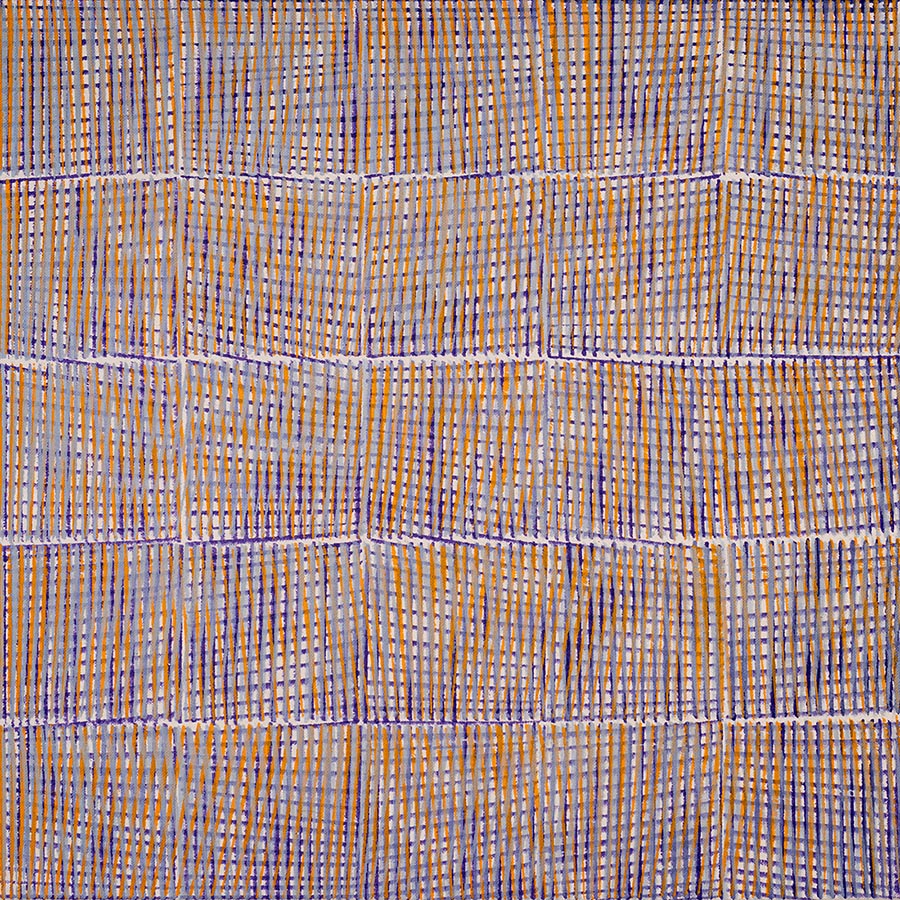 Nikola Dimitrov, KlangBild III, 2021, Pigmente, Bindemittel auf Leinwand, 50 × 50 cm