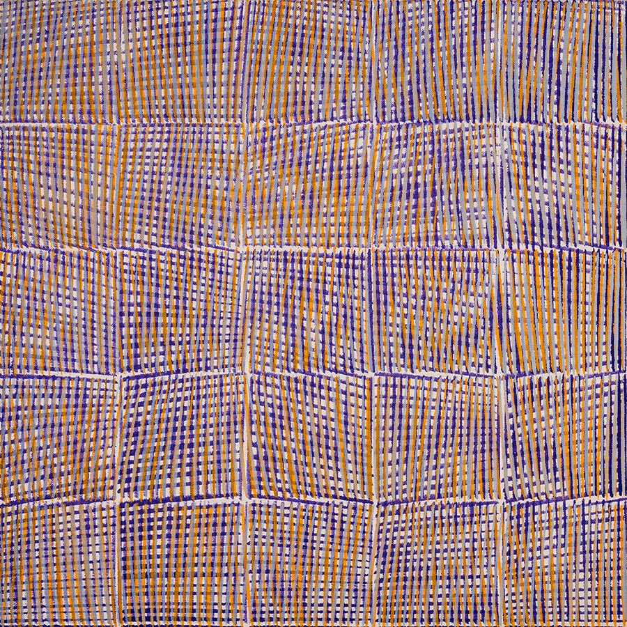 Nikola Dimitrov, KlangBild V, 2021, Pigmente, Bindemittel auf Leinwand, 50 × 50 cm