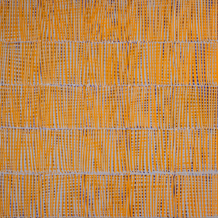 Nikola Dimitrov, KlangBild VIII, 2021, Pigmente, Bindemittel auf Leinwand, 50 × 50 cm