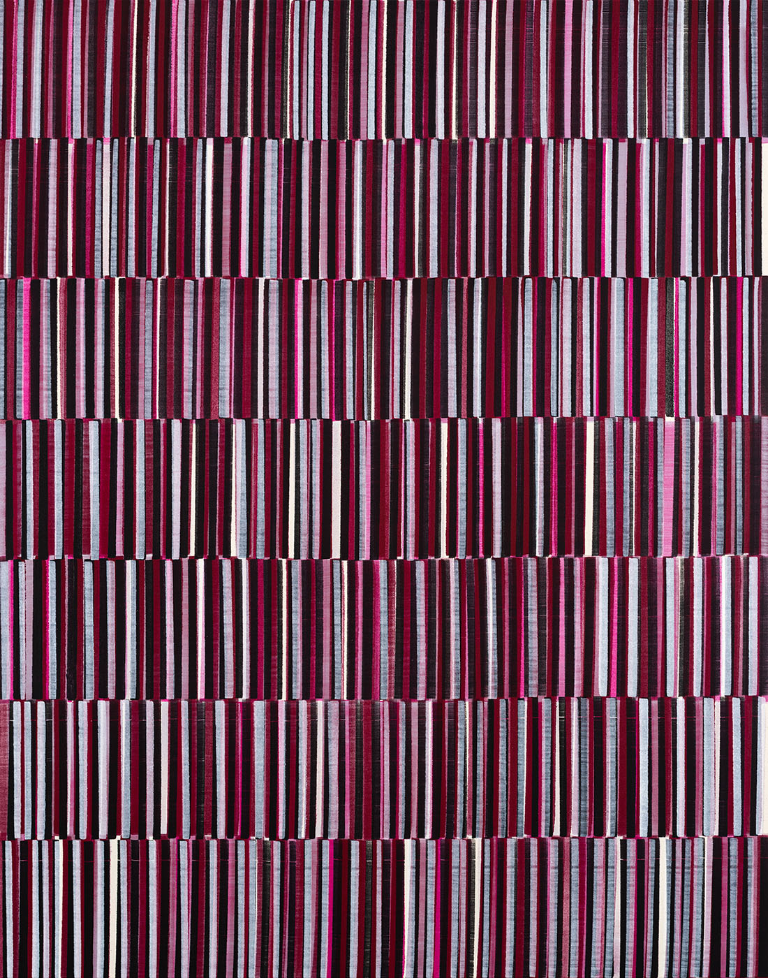 Nikola Dimitrov, KlangRaum VII, 2021, Pigmente, Bindemittel auf Leinwand, 140 × 110 cm